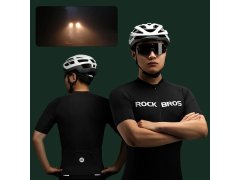 Cyklistické tričko Rockbros 15120002003 s krátkým rukávem, velikost L – černé 2