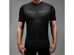 Cyklistické tričko Rockbros 15120002003 s krátkým rukávem, velikost L – černé 8