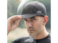 Cyklistická čepice Rockbros 18230005001 s&nbsp;kšiltem – černá 3