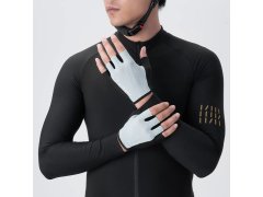 Cyklistické rukavice Wozinsky WRR-02M velikost M - šedé 1