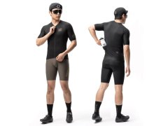 Rockbros YDDX011 Cyklistický dres Diamond s krátkým rukávem velikost L - černý 3