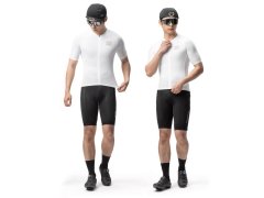 Rockbros YDDX011 Cyklistický dres Diamond s krátkým rukávem - velikost XXS - bílý 3