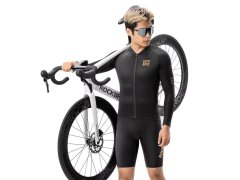 Rockbros YDCX008 Cyklistický dres s&nbsp;dlouhým rukávem Diamond velikost M - černý 3