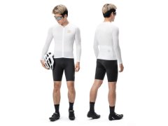 Rockbros YDCX008 Cyklistický dres s dlouhým rukávem Diamond - velikost XL - bílý 2