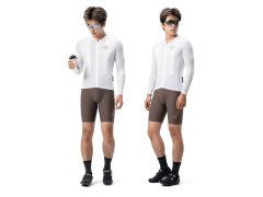 Rockbros YDCX008 Cyklistický dres s&nbsp;dlouhým rukávem Diamond velikost XXXL - bílý 1