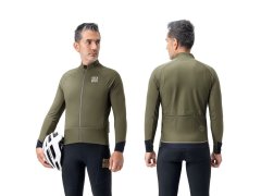 Rockbros YDWT014 zimní dvouvrstvá fleecová cyklistická bunda velikost XL - zelená 2