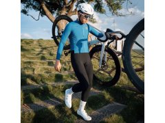 Rockbros YDCK012-1 dlouhé fleecové cyklistické kalhoty se šlemi Velikost M - černé 8