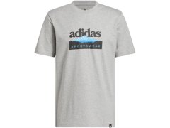 Pánské tričko adidas Sportsman Mountain Graphic T-shirt light grey KC9253 pánské 1