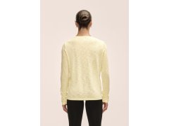 Dámské tréninkové tričko Casall Soft Texture Long Sleeve, žluté 4