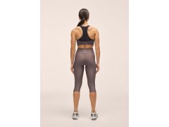 Dámské tréninkové legíny CASALL Capri Slit Regular Waist Tights, šedá barva 1