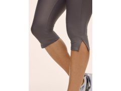 Dámské tréninkové legíny CASALL Capri Slit Regular Waist Tights, šedá barva 2