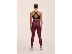 Dámské tréninkové legíny CASALL Graphic High Waist Tights, barva vínová 3