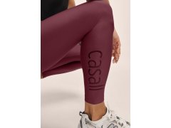 Dámské tréninkové legíny CASALL Graphic High Waist Tights, barva vínová 4