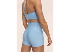 Dámské tréninkové legíny CASALL Ultra High Waist Hot Pant, modrá barva 1