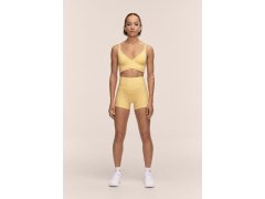 Dámské tréninkové legíny CASALL Ultra High Waist Hot Pant, žlutá barva 2