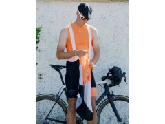 Cyklistická vesta POC ESSENTIAL LAYER Vest – oranžová 1