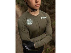 Cyklistické tričko NORTHWAVE Xtrail 2 Jersey Long Sleeve, zelené 1