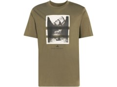 Pánské tričko adidas Outdoor Kayaking Graphic v&nbsp;olivové barvě KB2540 1
