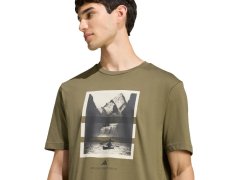 Pánské tričko adidas Outdoor Kayaking Graphic v&nbsp;olivové barvě KB2540 3