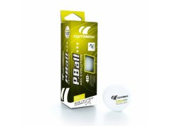 Míčky na stolní tenis Cornilleau P-BALL ITTF bílé 3 ks. 5