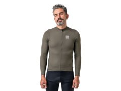 Cyklistický dres Rockbros 15220003002 ROAD TO SKY, pánský, s dlouhým rukávem, velikost S – zelený 3