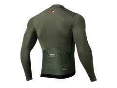 Cyklistický dres Rockbros 15220003003 ROAD TO SKY, pánský, s dlouhým rukávem, velikost M – zelený 1