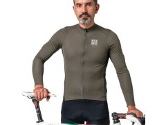 Cyklistický dres Rockbros 15220003004 ROAD TO SKY, pánský, s dlouhým rukávem, velikost L – zelený 6