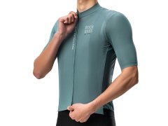 Cyklistický dres Rockbros 15120014016 ROAD TO SKY pro muže, s krátkým rukávem, velikost S – šedomodrá, pánský 2