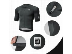 Cyklistický dres Rockbros 15220032001 ROAD TO SKY pro muže, s krátkým rukávem, velikost S – černý, pánský 4