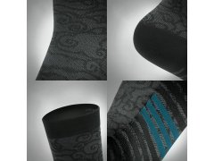 Cyklistické ponožky Rockbros 490025001 ROAD TO SKY 36–38 cm – černé 2