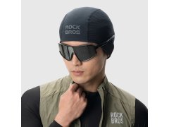 Cyklistická čepice Rockbros LF25956, pletená, bezešvá – černá 1