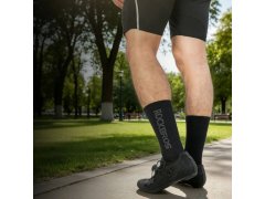 Cyklistické ponožky Rockbros 490067002 s&nbsp;reflexními prvky, velikost S – černé 2