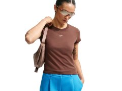 Dámské tričko Nike Sportswear Chill Knit, světle hnědé, FV5508, 259 2