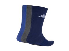 Ponožky adidas Cushioned Sportswear Crew 3P tmavě modré, šedé, modré KQ6762 1