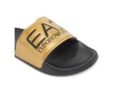 Pánské sportovní žabky Emporio Armani EA7 černé/zlaté – 7X000108-AF15118-MZ097 2
