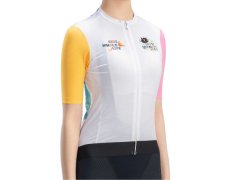 Dámské cyklistické tričko Rockbros 15210005005 L s potiskem – bílé 3