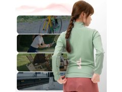 Dámská cyklistická bunda Rockbros YPW069 TVI S – zelená 4