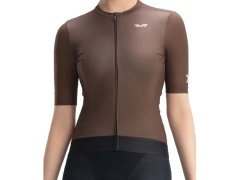 Dámský cyklistický dres Rockbros 15110007004 TVI s krátkým rukávem, velikost M – hnědý 1