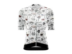Dámský cyklistický dres Rockbros 15110005005 s&nbsp;krátkým rukávem, velikost L – bílý 1