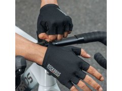 Cyklistické rukavice Rockbros TLS004 ROAD TO SKY, krátké, s odpružením, velikost S – černé 1