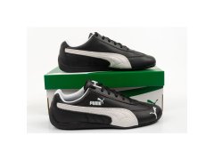Puma – pánské sportovní boty Speedcat, černé kožené, módní tenisky 8