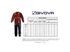 Givova Tuta Visa unisex tepláková souprava TR018 1310 5