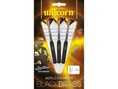 Šipky Unicorn Black Brass s ocelovými hroty - Gary Anderson 23g:27661|25g:27662|27g:27663 5
