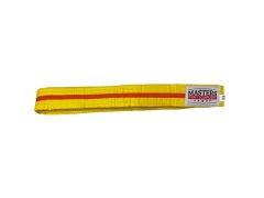 Žlutý kimono pásek s oranžovým lemováním 06224-280040704 - Masters 3
