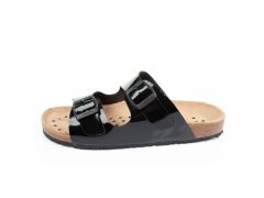Abeba Sandály Black W 8088 pracovní žabky 4