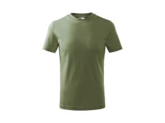 Malfini Basic Jr MLI-13809 khaki tričko 2