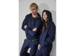B&C ID.334 Zip Hood Unisex mikina s&nbsp;kapucí 01.I334 sport grey 2