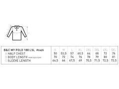 B&C My Polo 180 LSL Piqué polo s dlouhým rukávem 01.U425 sport grey 2