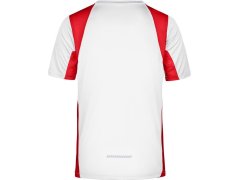 Daiber JN 306 Pánské běžecké tričko 02.0306 white/red 1