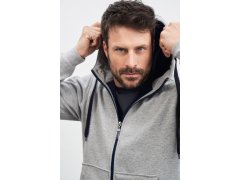 Daiber JN 355 Pánská mikina Doubleface 02.0355 sport grey/navy 2